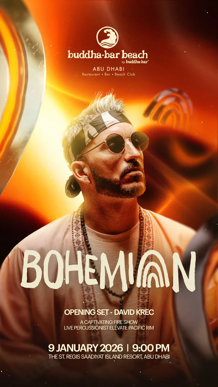Афиша Bohemian, Buddha-Bar Beach Abu Dhabi